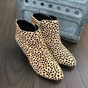 Sole Society River Cheetah print Ankle boots